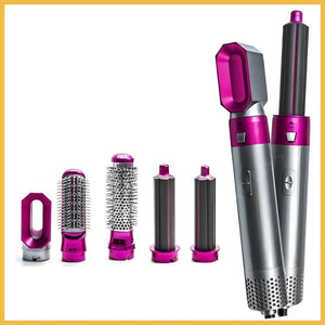 GlowTime™ - Cepillo Secador 5 En 1 Profesional